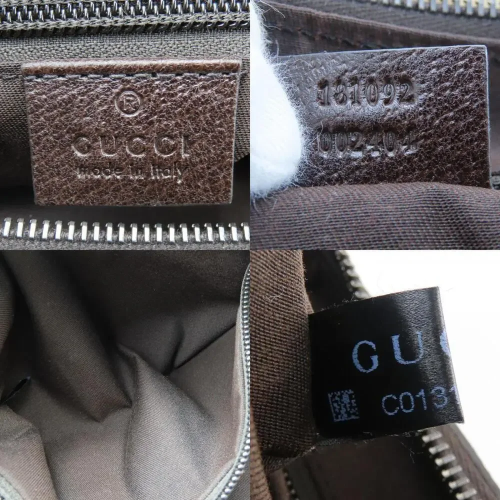 GUCCI Brown Leather Shoulder Bag - Picture 8 of 11